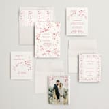 "whimsey floral" - Wedding Invitations in Vegas Mint by Phrosné Barwood - Invitation Suite