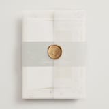 "whimsey floral" - Wedding Invitations in English Garden by Phrosné Barwood - Assembled with Vellum Wrap and Wax Seal