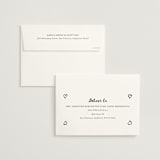 "simple monogram" - Wedding Invitations in Lace by Cass Loh - FREE Recipient Addressing