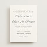 "Beautiful Day" - Wedding Invitations in Graphite by Leah Bisch - Front