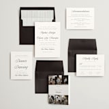 "Beautiful Day" - Wedding Invitations in Graphite by Leah Bisch - Invitation Suite