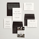 "Beautiful Day" - Wedding Invitations in Tuxedo by Leah Bisch - Invitation Suite
