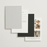 "Timeless Together" - Wedding Invitations in Tuxedo by Carolyn MacLaren - Back of Card Options