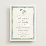 "Alento" - Wedding Invitations in Celeste by Pati Cascino - Front