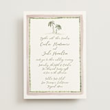 "Alento" - Wedding Invitations in Mauve by Pati Cascino - Front