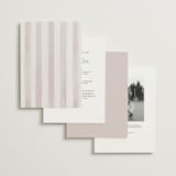 "Alento" - Wedding Invitations in Mauve by Pati Cascino - Back of Card Options