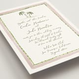 "Alento" - Wedding Invitations in Mauve by Pati Cascino - Detail