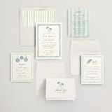 "Alento" - Wedding Invitations in Celeste by Pati Cascino - Invitation Suite
