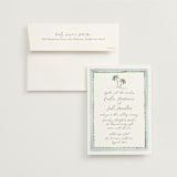 "Alento" - Wedding Invitations in Celeste by Pati Cascino - Invitation with Envelope