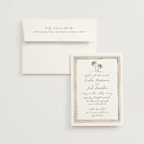 "Alento" - Wedding Invitations in Mauve by Pati Cascino - Invitation with Envelope