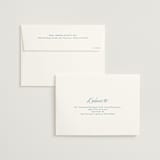 "Leighton" - Wedding Invitations in Lakeshore Blue by Jennifer Postorino - FREE Recipient Addressing