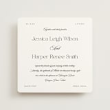"Modern Romance" - Wedding Invitations in Obsidian by Jennifer Postorino - Front