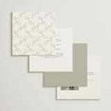 "Modern Romance" - Wedding Invitations in Obsidian by Jennifer Postorino - Back of Card Options