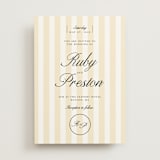 "Elegant and Formal" - Wedding Invitations in Sunshine by Jen Ramsey - Front