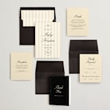 "Elegant and Formal" - Wedding Invitations in Sunshine by Jen Ramsey - Invitation Suite
