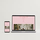 "The Bird Song" - Wedding Invitations in Peach by Helena Vitto - FREE Wedding Website