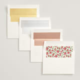 "Villa" - Wedding Invitations in Azalea by Everett Paper Goods - Envelope Liner Options