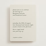 "Editorial" - Wedding Invitations in Forest by Bethan - Front