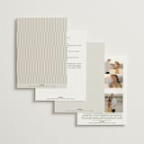"Editorial" - Wedding Invitations in Forest by Bethan - Back of Card Options