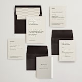 "Editorial" - Wedding Invitations in Forest by Bethan - Invitation Suite