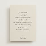 "monogram edit" - Wedding Invitations in Sandstone by Sara Hicks Malone - Front