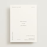 "Tuscany" - Wedding Invitations in Ink by Blustery August - Front