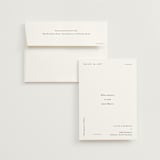 "Tuscany" - Wedding Invitations in Ink by Blustery August - Invitation with Envelope