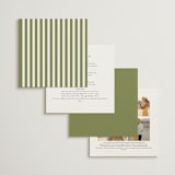 "Perriand" - Wedding Invitations in Moss by Megan Davis - Back of Card Options