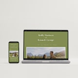 "Perriand" - Wedding Invitations in Moss by Megan Davis - FREE Wedding Website