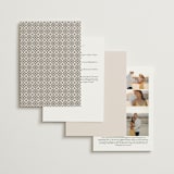 "Ayumi" - Wedding Invitations in Ivory by Melanie Kosuge - Back of Card Options