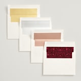 "Victorian Chic" - Wedding Invitations in Garnet by Morgan Kendall - Envelope Liner Options