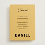 "Bold and Demure" - Wedding Invitations in Vintage by Studio Suku - Front