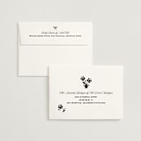 "Bold and Demure" - Wedding Invitations in Vintage by Studio Suku - FREE Recipient Addressing