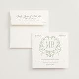 "Eternal Grace" - Wedding Invitations in Leaf by Sherley Ferreira - Invitation with Envelope