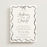 "quirky fun" - Wedding Invitations in Tuxedo by Cass Loh - Front
