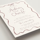 "quirky fun" - Wedding Invitations in Dusty Rose by Cass Loh - Detail