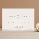 "ridge" - Wedding Invitations in Natural by Kate Ahn - Front