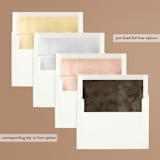 "ridge" - Wedding Invitations in Natural by Kate Ahn - Envelope Liner Options