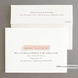 "engrained" - Wedding Invitations in Blossom by Robin Ott - FREE Recipient Addressing