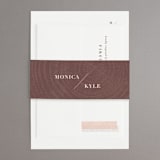 "engrained" - Wedding Invitations in Blossom by Robin Ott - Assembled