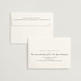 "Cambridge" - Wedding Invitations in Tuxedo by Amy Kross - FREE Recipient Addressing
