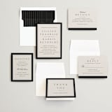 "Cambridge" - Wedding Invitations in Tuxedo by Amy Kross - Invitation Suite