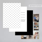 "Confection" - Wedding Invitations in Cloud by Jill Means - Back of Card