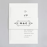 "Confection" - Wedding Invitations in Cloud by Jill Means - Assembled