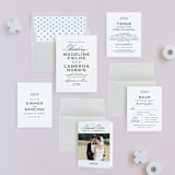 "Confection" - Wedding Invitations in Cloud by Jill Means - Invitation Suite