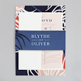"Acapulco" - Wedding Invitations in Indigo by Angela Marzuki - Assembled