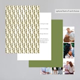 "English Countryside" - Wedding Invitations in Moss by Design Lotus - Back of Card