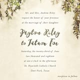 "English Countryside" - Wedding Invitations in Moss by Design Lotus - Close-Up