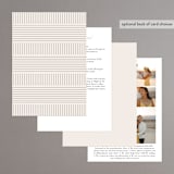 "The Loden" - Wedding Invitations in Ivory by Kelly Schmidt - Back of Card