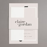 "The Loden" - Wedding Invitations in Ivory by Kelly Schmidt - Assembled